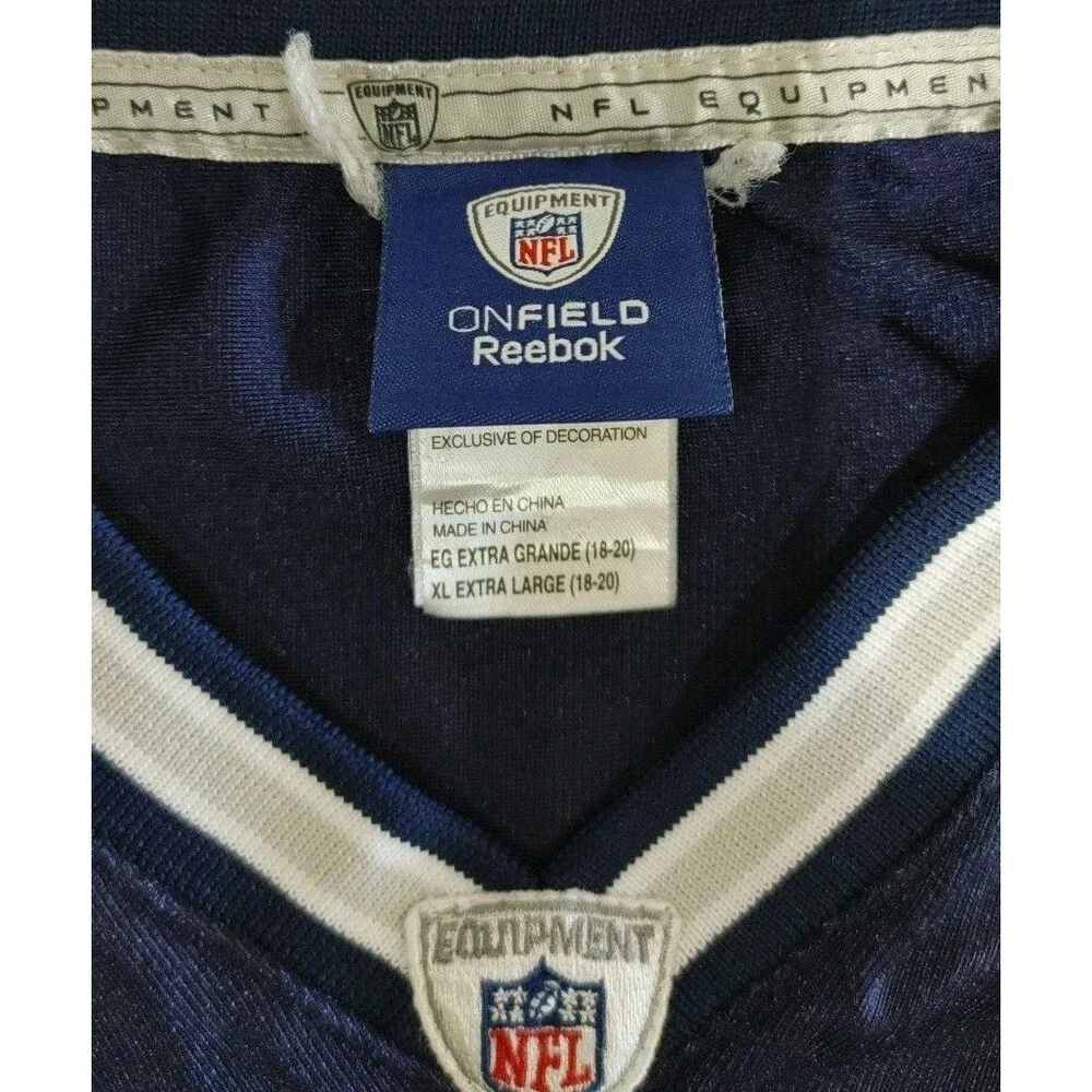 Vintage Reebok Dallas Cowboys Tony Romo #9 Jersey Youth Size XL (18-20) 2000’s